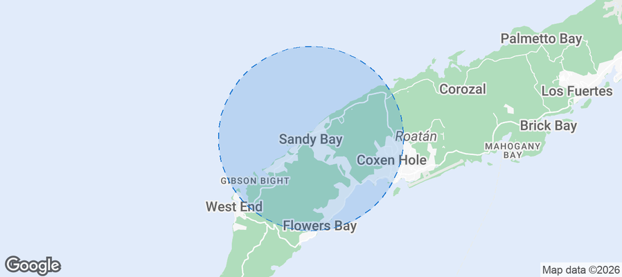 Sandy Bay Airbnb map
